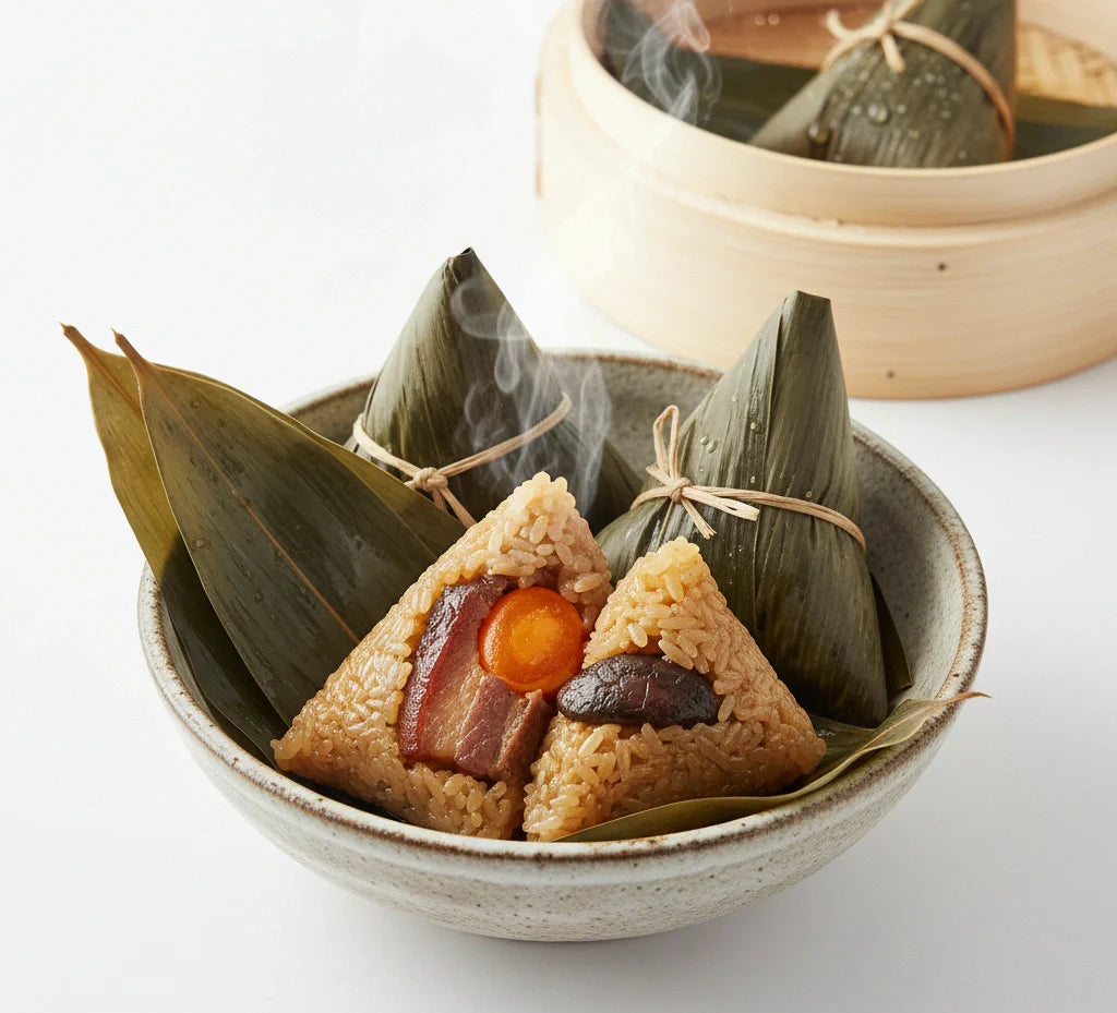 Rezept für Klebreisknödel (Zongzi)