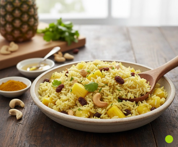 Rezept für Ananas-Jasmin-Reis