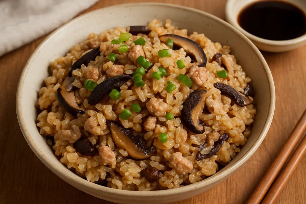 Rezept für herzhafte Klebreisfüllung